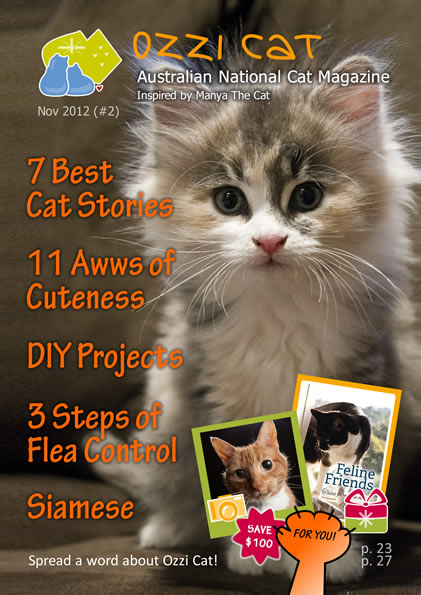 Issue #2 (Summer 2012) - Ozzi Cat Magazine for Cat Lovers and Cat Parents