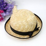 Adorable Cat Straw Hat With Ears. Cat Lady's Must Have For Summer
