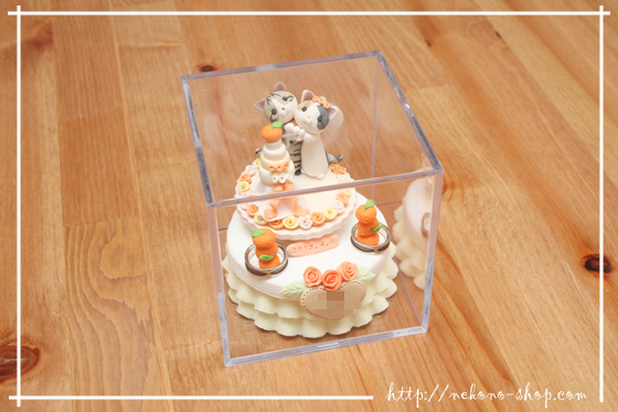 Nekono Shop - Kawaii Wedding Cake Cat Figurines From Japan - Cat Lover Gift