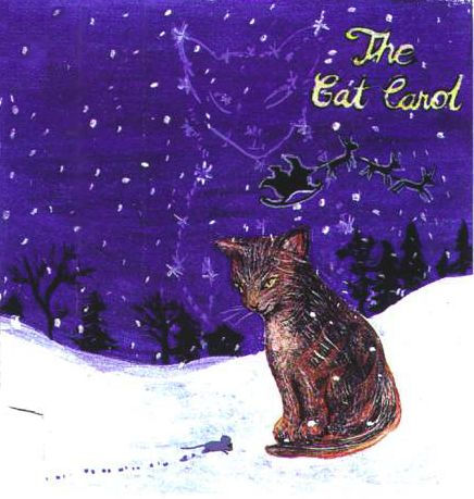 Christmas Song - The Cat Carol - cat as a star