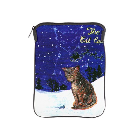 Gift for Cat Lover - Christmas Song - The Cat Carol - ipad sleeve