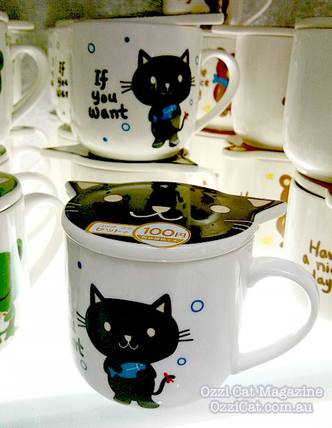 Daiso - cat goods - cute kawaii - Kids' Cat Cup - Australian National Cat Magazine Ozzi Cat