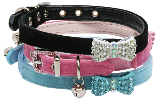 Diamante Bow Collar - Rufus and Coco