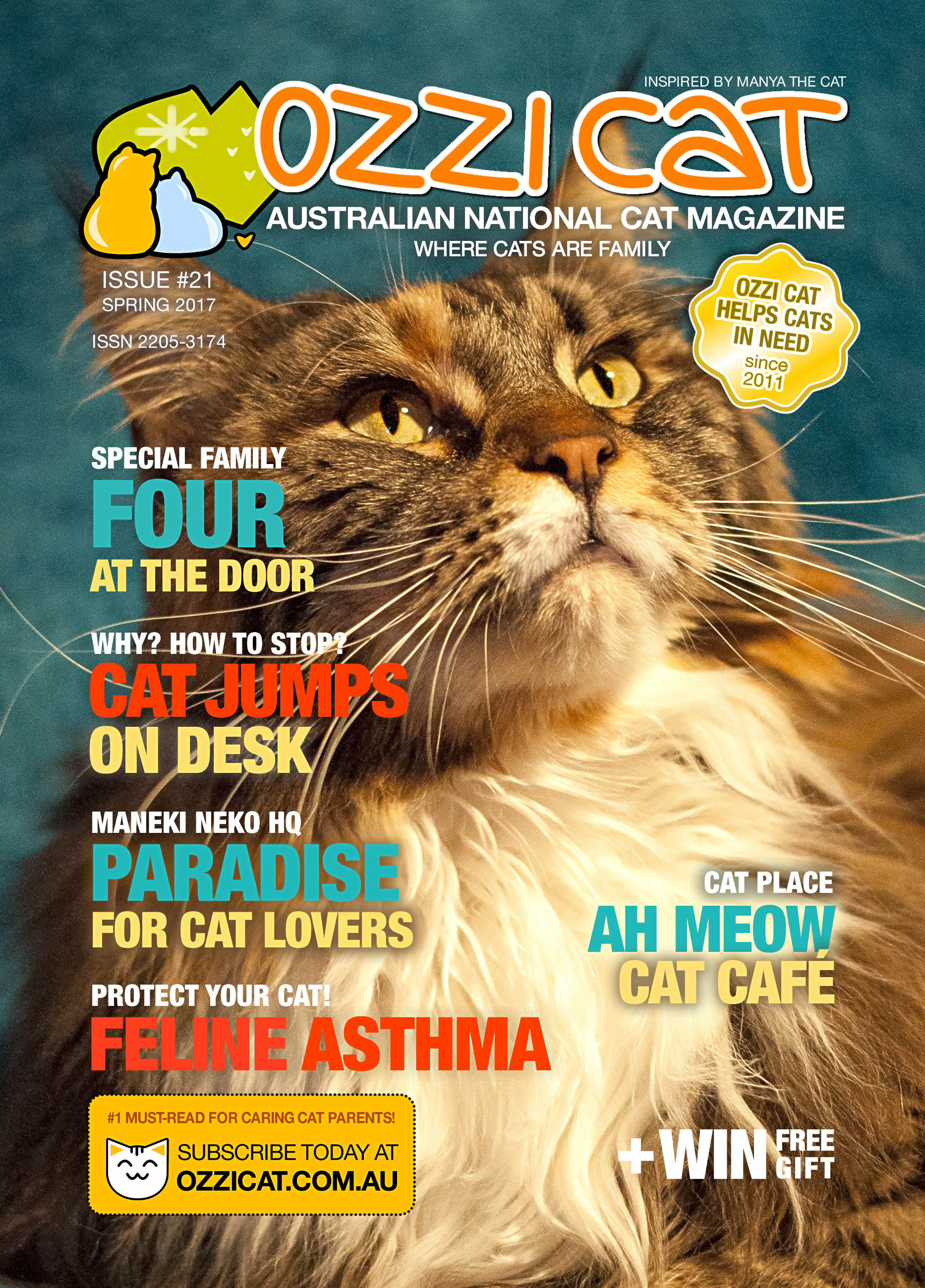 Ozzi Cat - Australian National Cat Magazine - Issue 21 - SPRING 2017