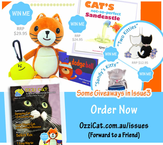 Ozzi Cat Magazine - Issue3 - giveaways