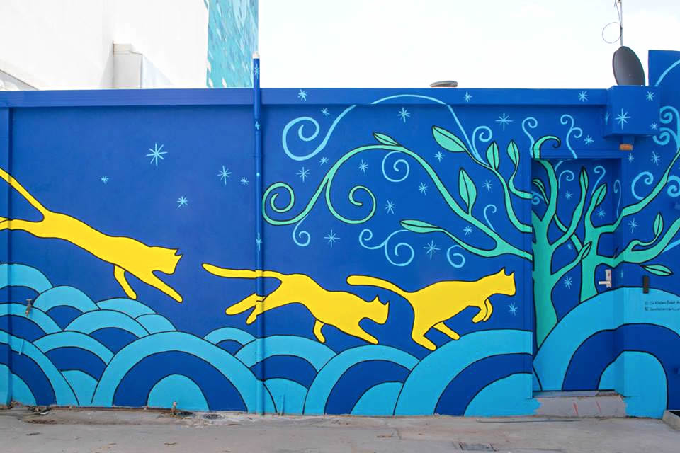 Perth Cat Hospital - Cats - Mural - Rahalie - The Velveteen Rabbit Art - WA Australia