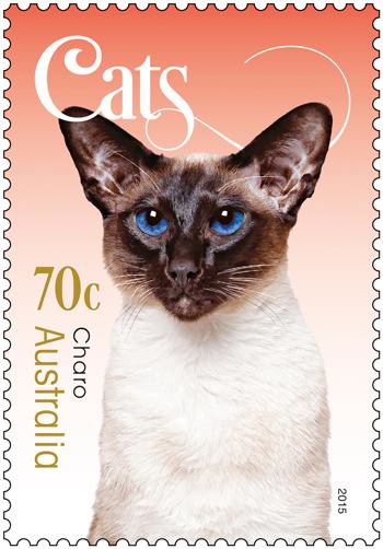 Cat stamp collection - Australia Post