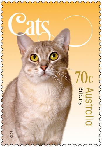 Cat stamp collection - Australia Post