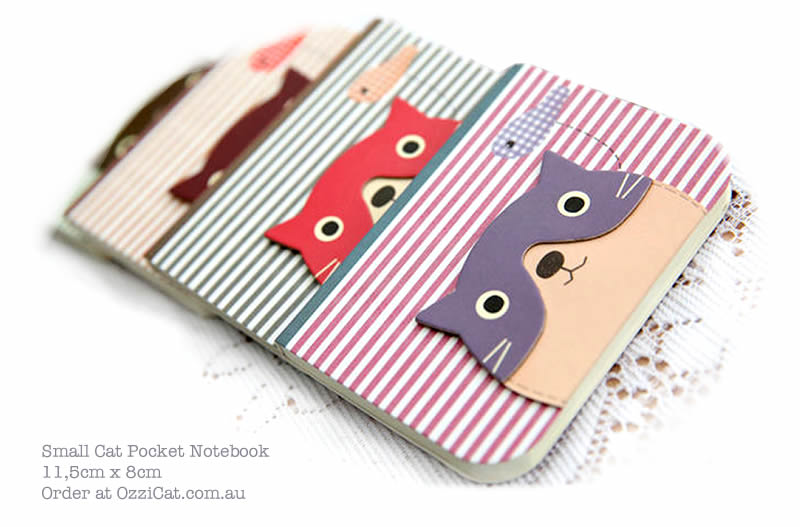 Cute Cat-Themed Product - Cat Paper Notebook - Gift for Cat Lovers - Shop - Ozzi Cat Magazine Prize - Cat Lover's Pick