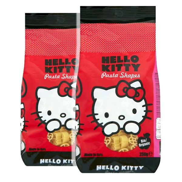 Hello Kitty Pasta Cat Shape - fun food for cat lovers