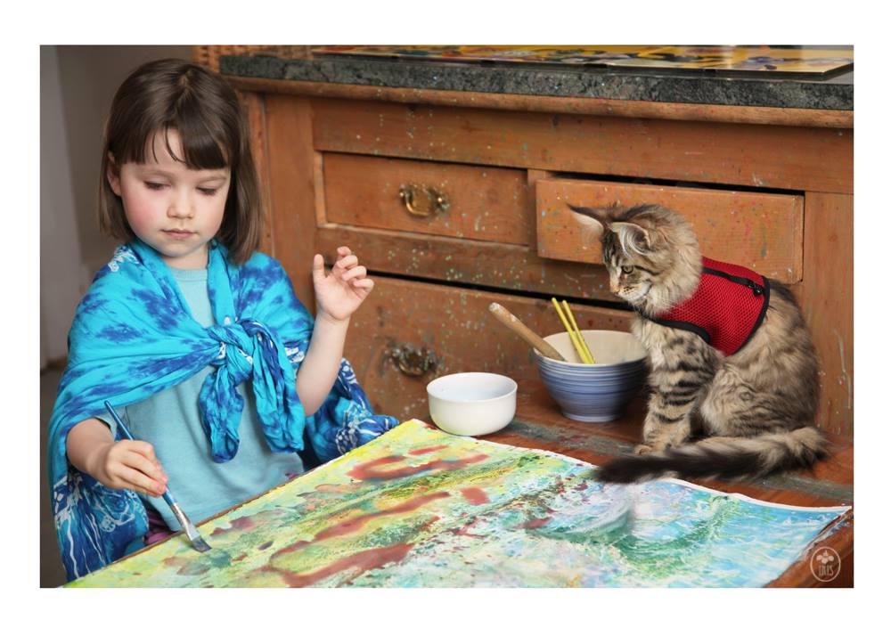 Maine Coon Kitten - Cat Thula Helps Autistic Child