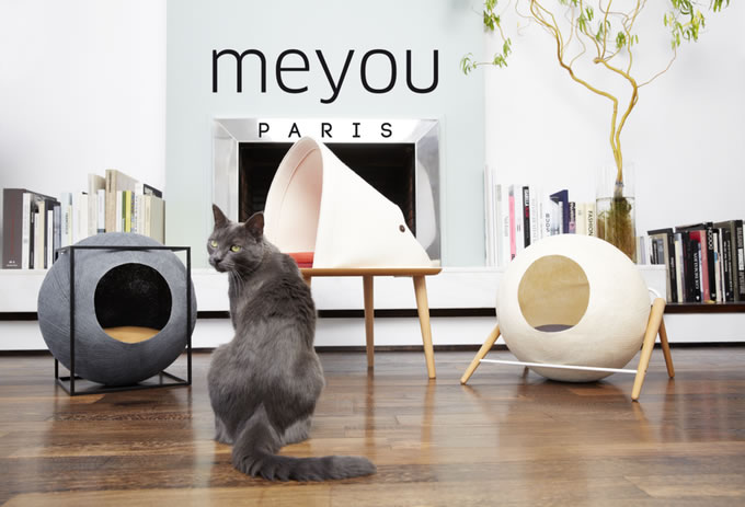 Meyou-Paris - cat bed - stylish furniture for cats