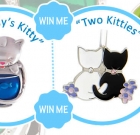 Giveaway: “Sandy’s Kitty” and “Two Kitties” Handbag Key Finders