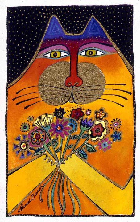 Cat Artist: Laurel Burch | Ozzi Cat. Australian National Cat Magazine ...